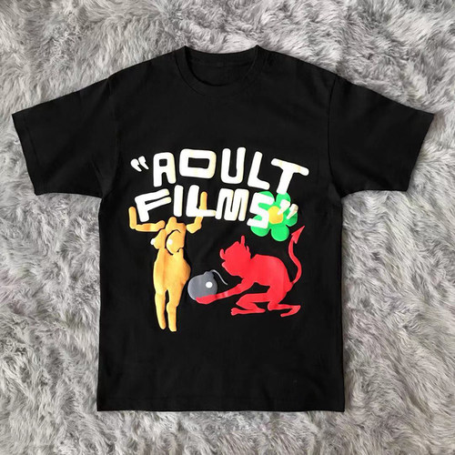 菲董同款 CPFM.XYZ Adult Films Tee 合作款立体印花短袖T恤