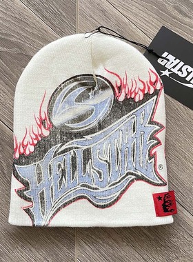 Hellstar Studios Sample Beanie Hat 印花休闲高街毛线冷帽子