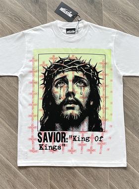 Hellstar Studios欧美风潮流人像印花短袖T恤