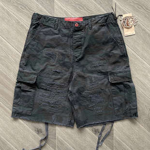 Hellstar Studios Capsule 11Camo Cargo Shorts刺绣工装短裤