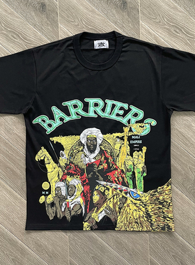 欧文同款 Barriers Mansa Musa Tee 印第安男女休闲运动短袖T恤