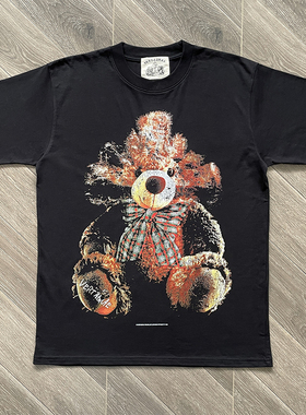 Vertabrae Push tee卡通小熊印花纯棉短袖T恤