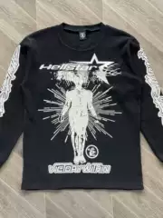 Hellstar Studios Victory Thermal European and American Large Logo Long-Sleeved T-Shirt for Men and Women