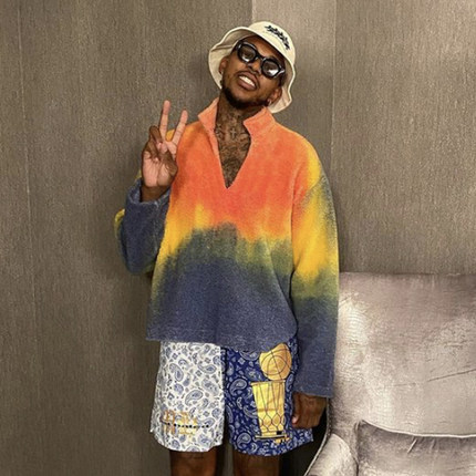 菲董同款 CPFM.XYZ Rave Cowboy Pullover 彩虹编织绒面套头卫衣