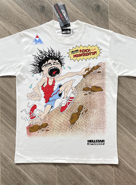 Hellstar Studios RECORDS  T Shirt  男女同款纯棉短袖T恤欧美潮