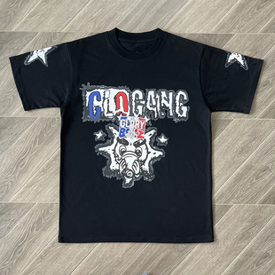 Worldwide Boyz Gang T恤 卡通印花男女同款 短袖 Tee Glo