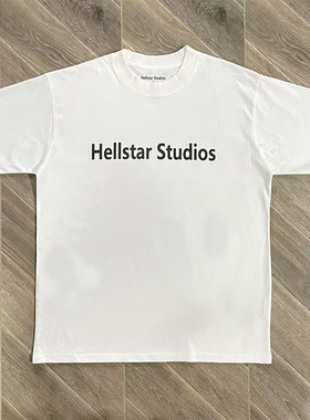 Hellstar Studios 经典印花休闲白色短袖T恤