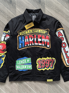 That's A Awful Lot of Cough Syrup 潮流美式印花翻领夹克外套