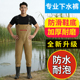 抓鱼裤 下水裤 雨裤 男涉水库水鞋 连体全身防水半身服加厚赶海钓鱼裤
