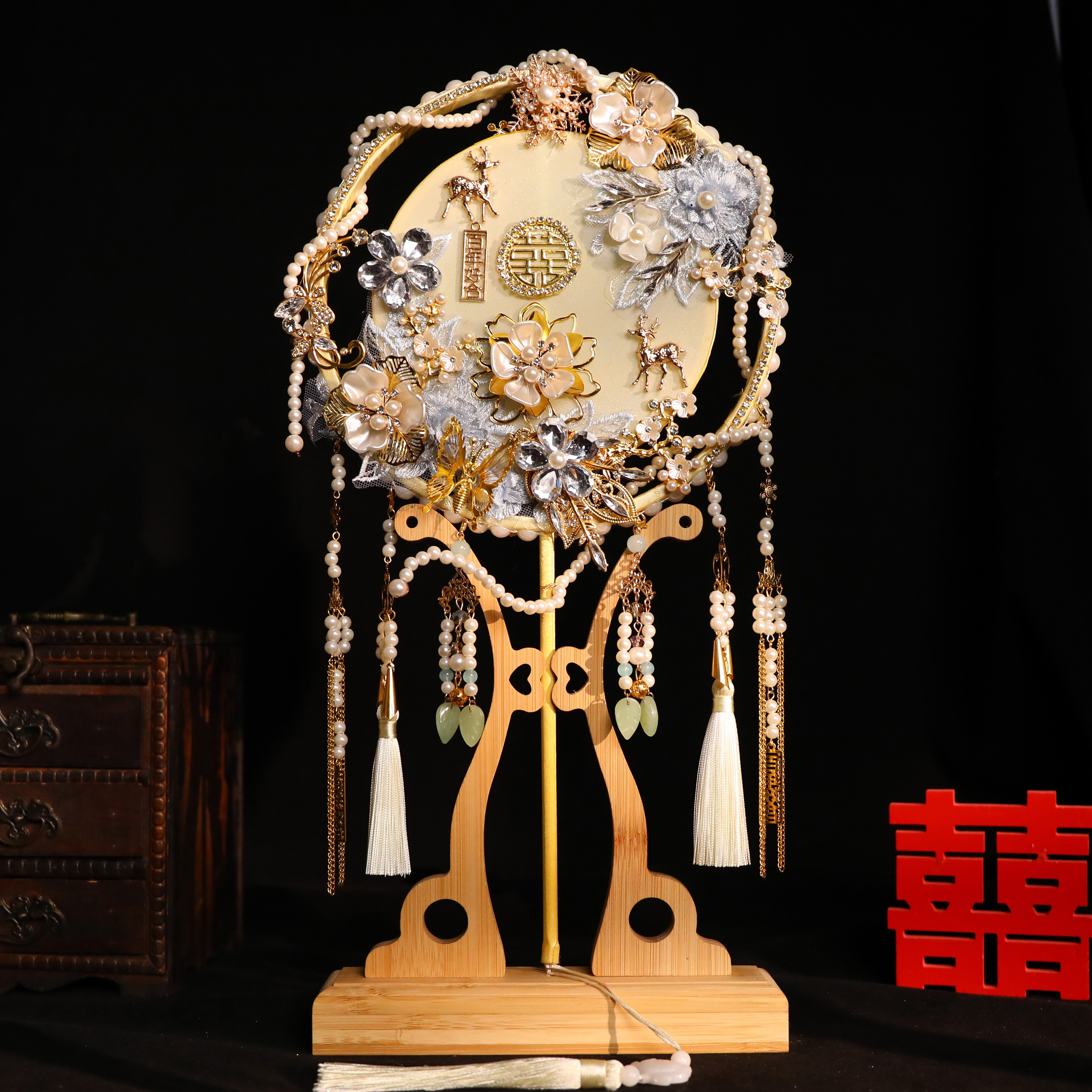 團扇新娘結婚秀禾婚扇出嫁