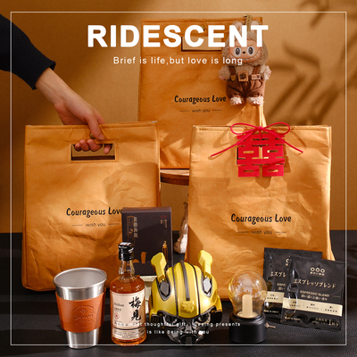 伴郎伴手礼男实用送兄弟团手提袋子礼盒空盒子结婚男士婚礼小礼品