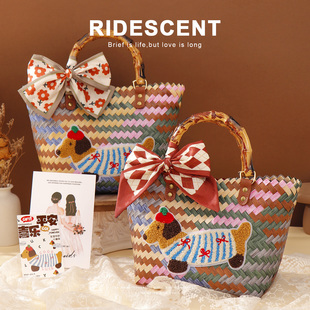 手提篮伴手礼伴娘女高档实用小礼品礼品袋空盒包包结婚盒子礼盒