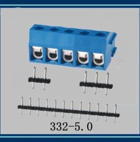 KF332N-jR螺钉式PCB接线端子5.0间距针