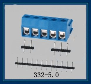 KF332N-jR螺钉式PCB接线端子5.0间距针