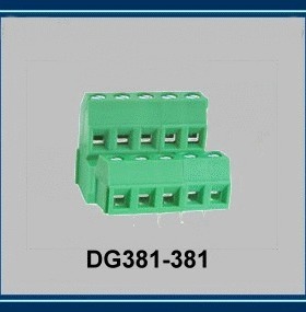 KF124DGA-B-3.50/3.81/128高低位端子台2位3位拼接