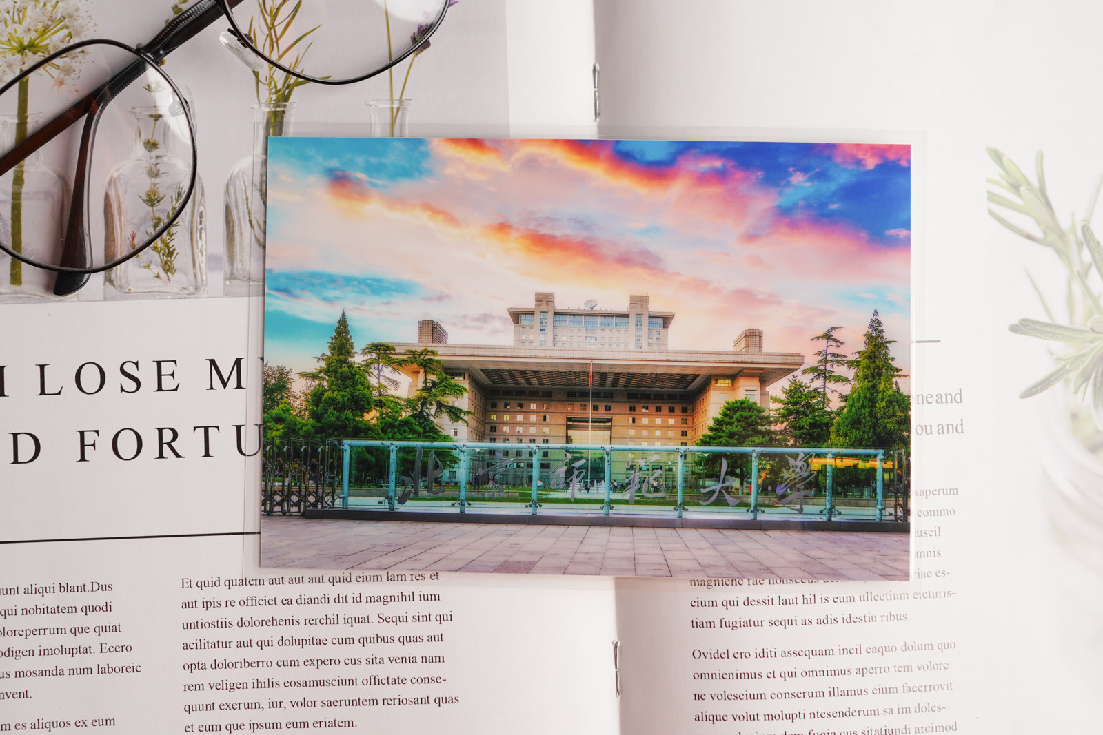 北京师范大学照片  北师大照片 北京师范大学塑封照相片