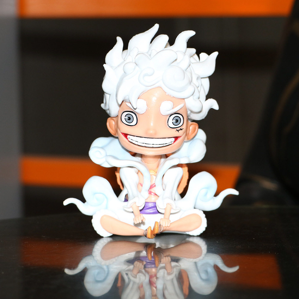 海贼王q版五档路飞尼卡手办 太阳神路飞gk摆件动漫手办