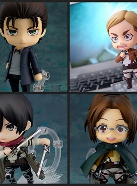 进击的巨人 775 艾尔文史密斯1123 韩吉佐耶 Q版粘土 可换脸 盒装