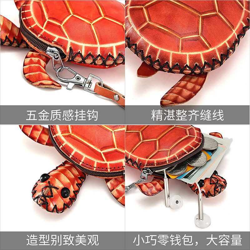 欧美通勤创意真皮零钱包迷你可爱小钱包时尚真皮小挂包个性简约
