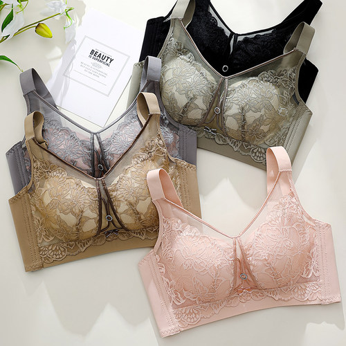 【0.5厘米薄杯】大胸显小！提拉上托 包容性强 大码文胸 CD杯8891