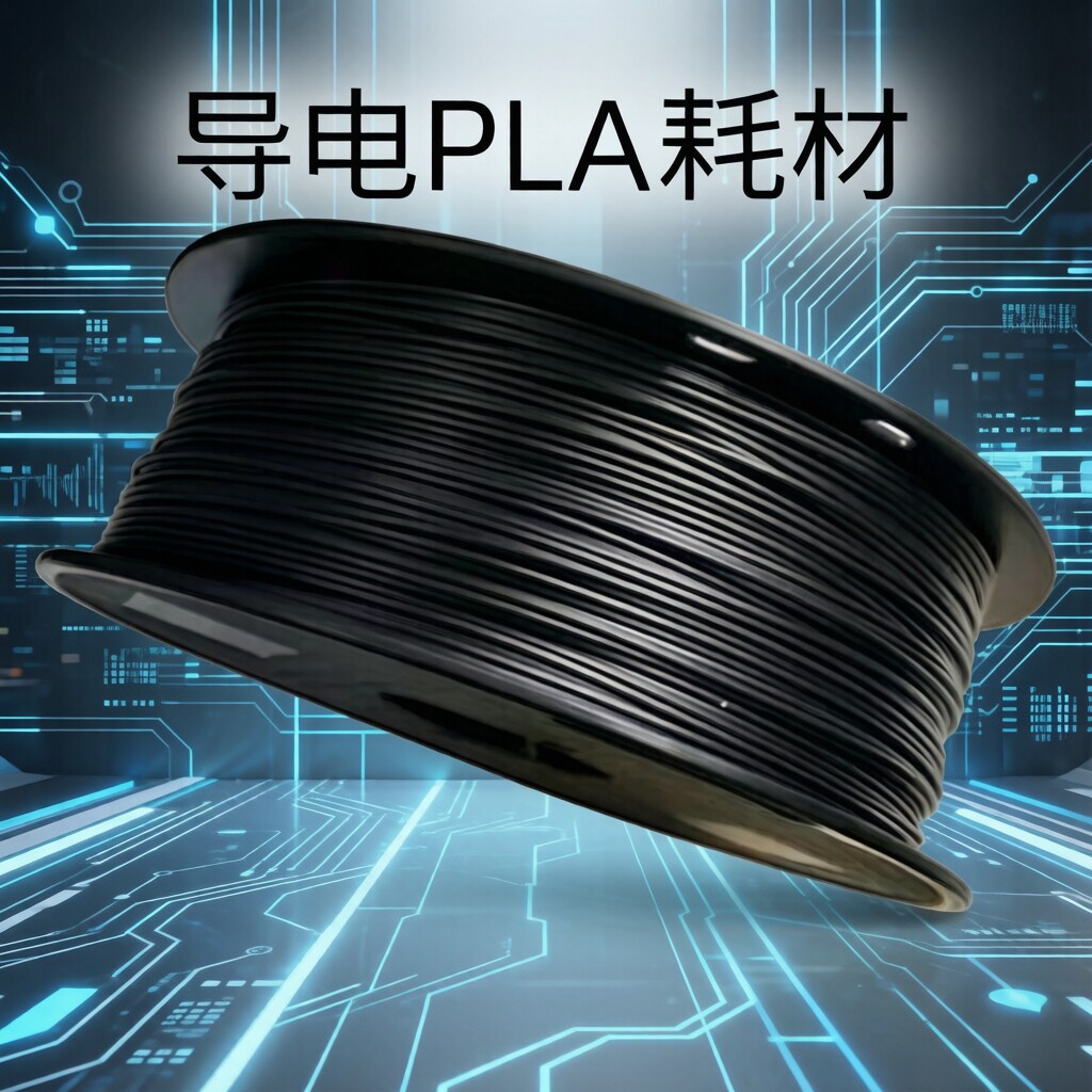 导电pla黑色特殊3d打印机耗材图片