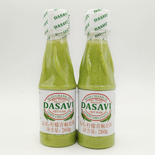 DASAVI瓶柠檬青椒盐酱越南酸辣酱