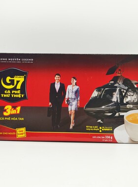 越南原装中原G7盒装咖啡336克（21包X16g）速溶三合一咖啡包邮