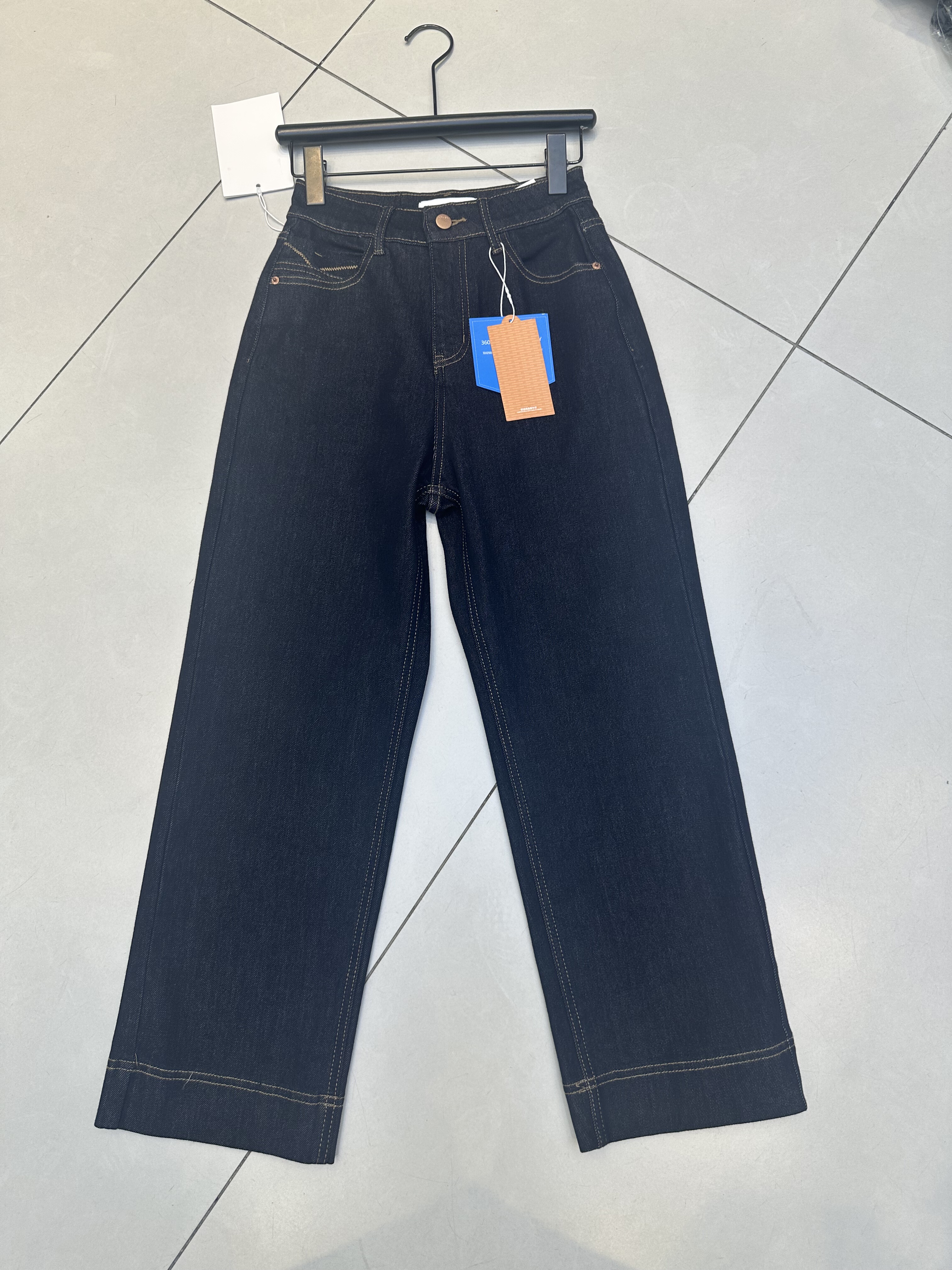 卡蓝秀9877-1蓝金正品四面弹法棍牛仔裤2025秋新显瘦洋气百搭潮