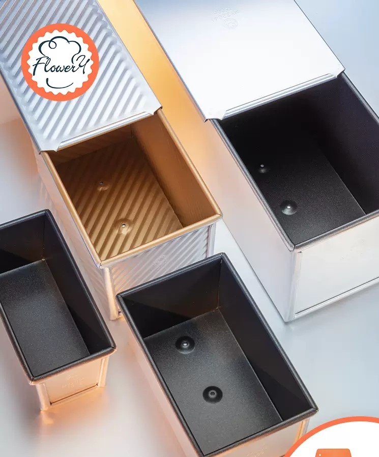 风和日丽吐司模具250g450克带盖不沾烤面包模具烘焙家用小吐司盒,厨房/烹饪用具,烘焙模具,淘宝优惠券,粉丝福利购,淘宝优惠卷