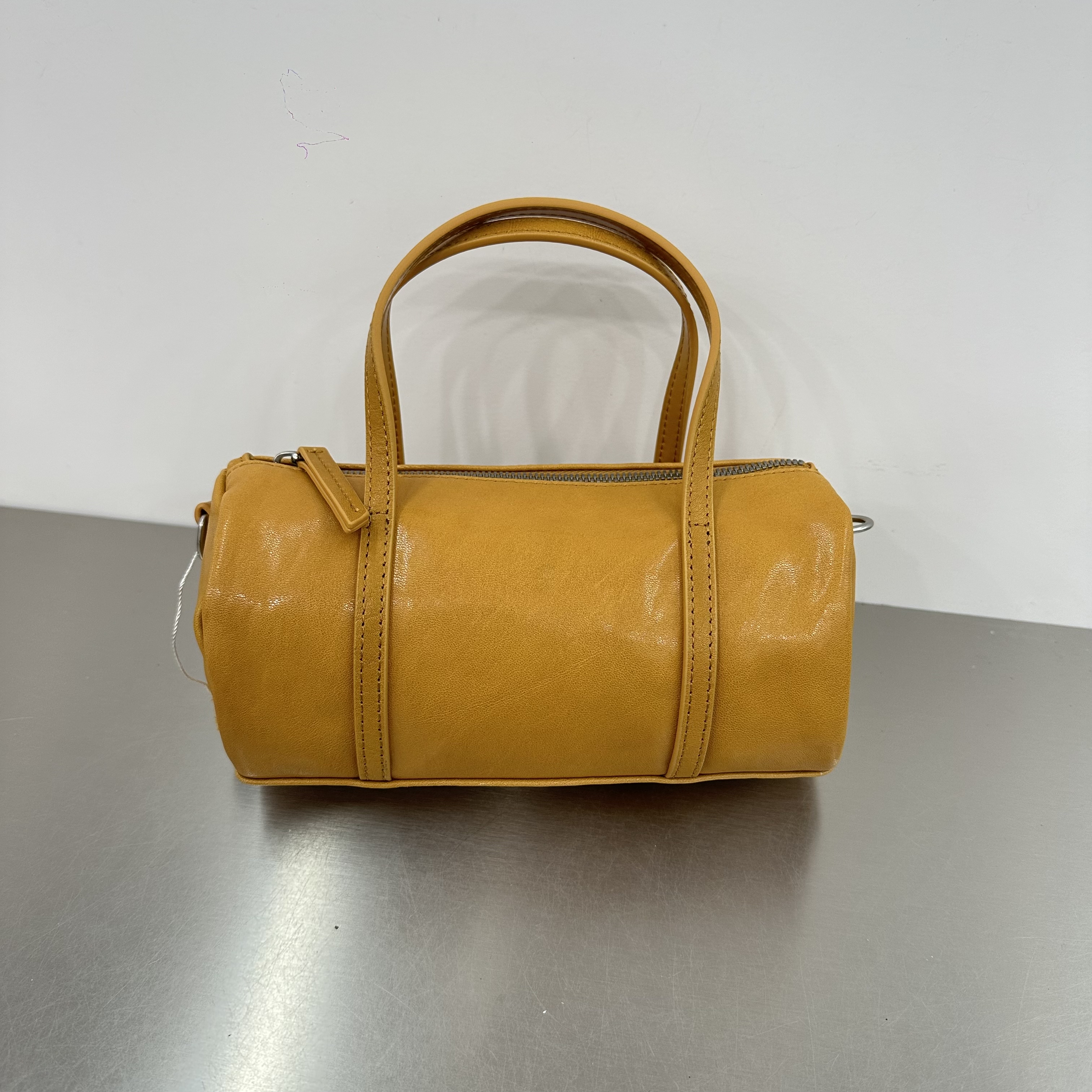 牛皮新款复古休闲慵懒风软皮手提枕头包斜挎女包纯色简约百搭真皮