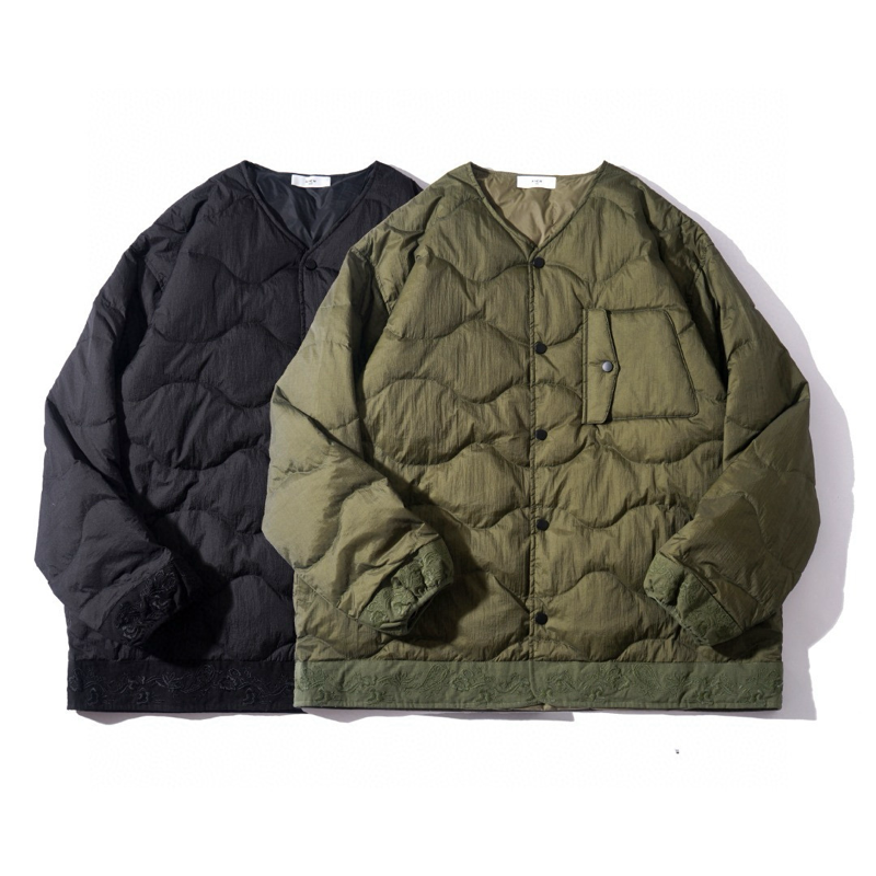 着而乐趣ANEW民族风刺绣羽绒