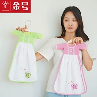 Khăn vàng khăn bông treo bếp hoạt hình dễ thương Khăn tắm Hàn Quốc khăn nhỏ - Khăn tắm / áo choàng tắm áo choàng tắm cao cấp