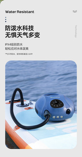高压电动充气泵橡皮艇冲锋舟皮筏艇冲浪板气船车载桨板充气泵