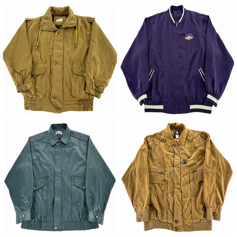 vintage古着棒球服中古工装复古阿美咔叽哈灵顿港风做旧外套V309