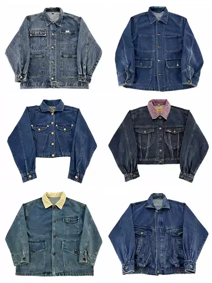 Vintage Denim American Retro Washed Boyfriend Jacket Amekaji Casual Faded Overshirt for Men and Women Fall Winter Coat N72