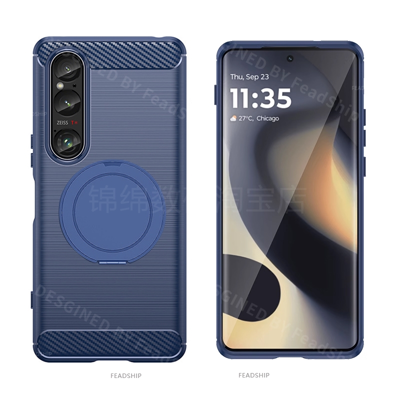 适用Sony索尼Xperia 1 Vi iV 5iV 5ii 10iV 10Vi手机壳Xperia1Vi磁吸支架Xperia10Vi硅胶Xperia5Vi软壳保护套