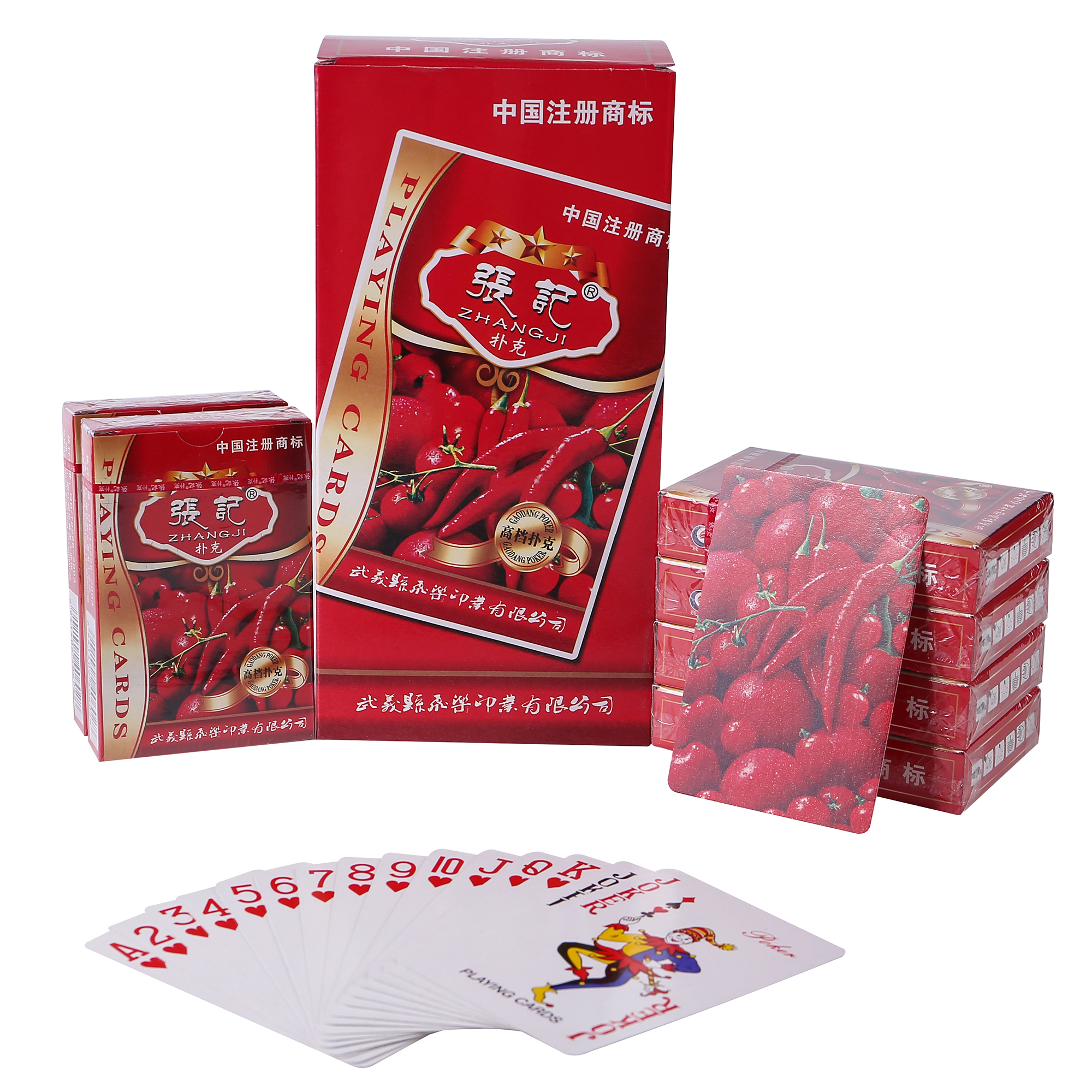 100副正品授权原厂强哥张记602型号整箱10副便宜特价纸牌扑克牌