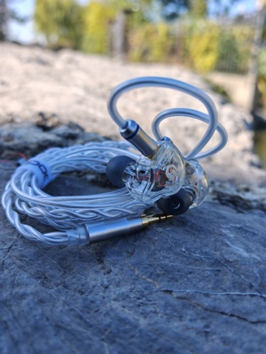 低压驻极体静电动圈复合单元加娄氏动铁定制发烧耳机 MMCX插针