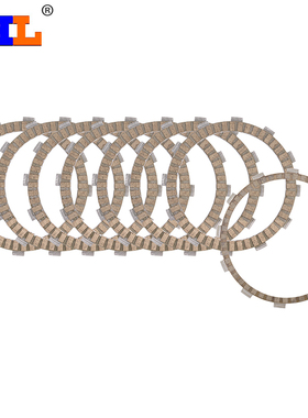 适配本田GL1800/A GL1800B/BD  GL1800C /DA/D/E 离合器片 摩擦片