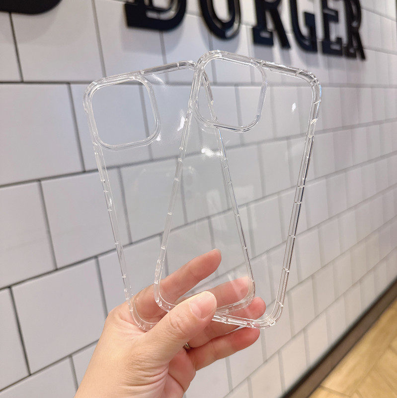 新款气囊空压iPhone17promax手机壳Xs/XR/XsMax透明12软硅胶16pro适用苹果6s/7/8Plus超薄简约全包防摔保护套