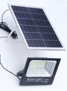 2026新款太阳能投光灯LED户外灯家用庭院灯新农村超亮防水路灯