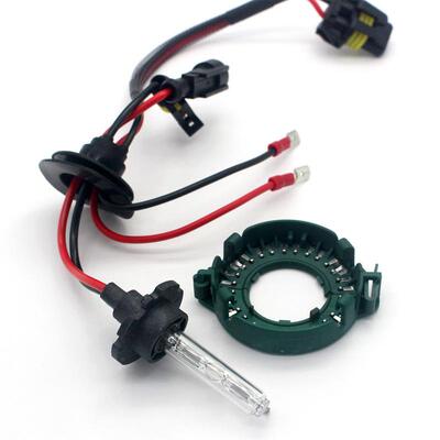 D2H改装透镜灯卡座氙气泡固定卡环双光透镜灯疝气灯卡扣安定器