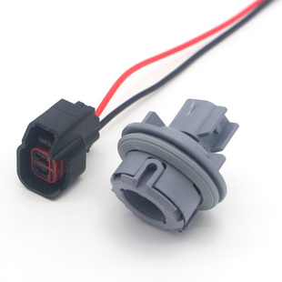 适用福特05 福克斯后雾灯座刹车灯底座倒车灯插座卤素灯接头 17款