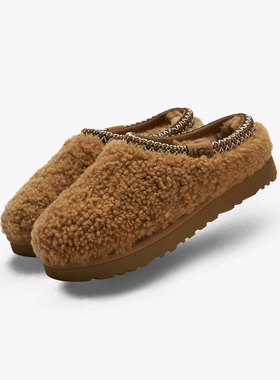 UGG Tasman塔斯曼冬季保暖厚底圆头包头拖鞋一脚蹬雪地靴1158356