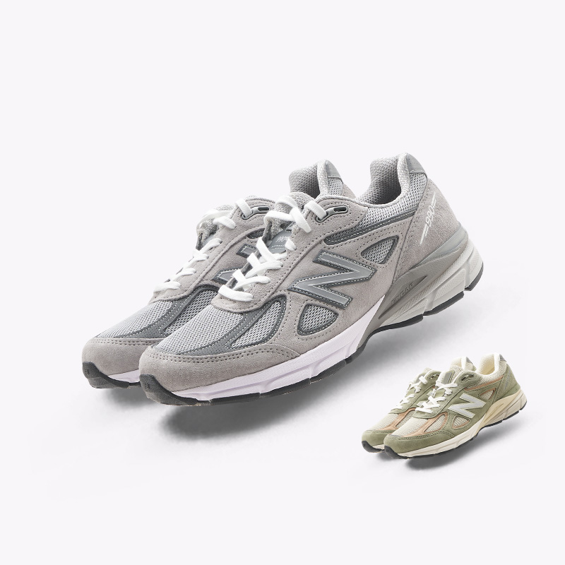 New Balance/NB 990v4美产男女低帮复古跑步运动休闲鞋U990GR4 运动鞋new 运动休闲鞋 原图主图