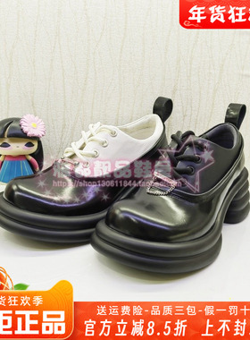 正品Kiss Kitty女鞋促销春季新款松糕鞋英伦小皮鞋单鞋SA43155-81