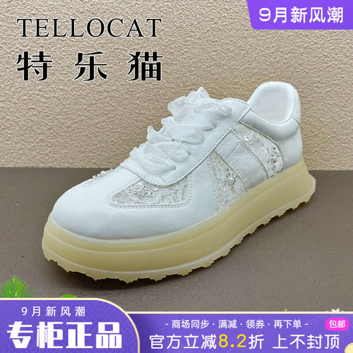 正品TELLOCAT特乐猫女鞋2025夏季透气舒适系带休闲鞋时尚个性