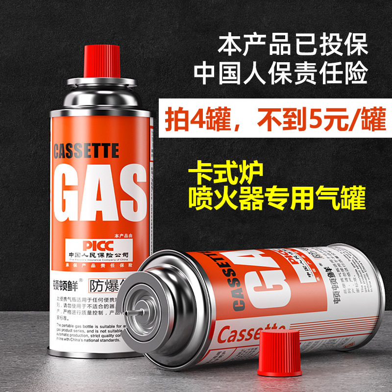 卡式炉气罐液化煤气小瓶便携式丁烷多用途正品瓦斯气瓶户外燃气体