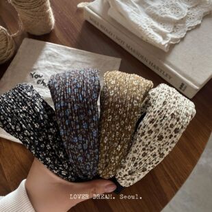 韩系碎花发箍女宽边百搭气质简约碎发发箍女款高级感洋气时尚发饰