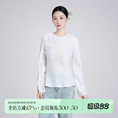 上衣 春夏国风穿搭醋酸水光缎面盘扣中老年新中式 宫小妍 月白